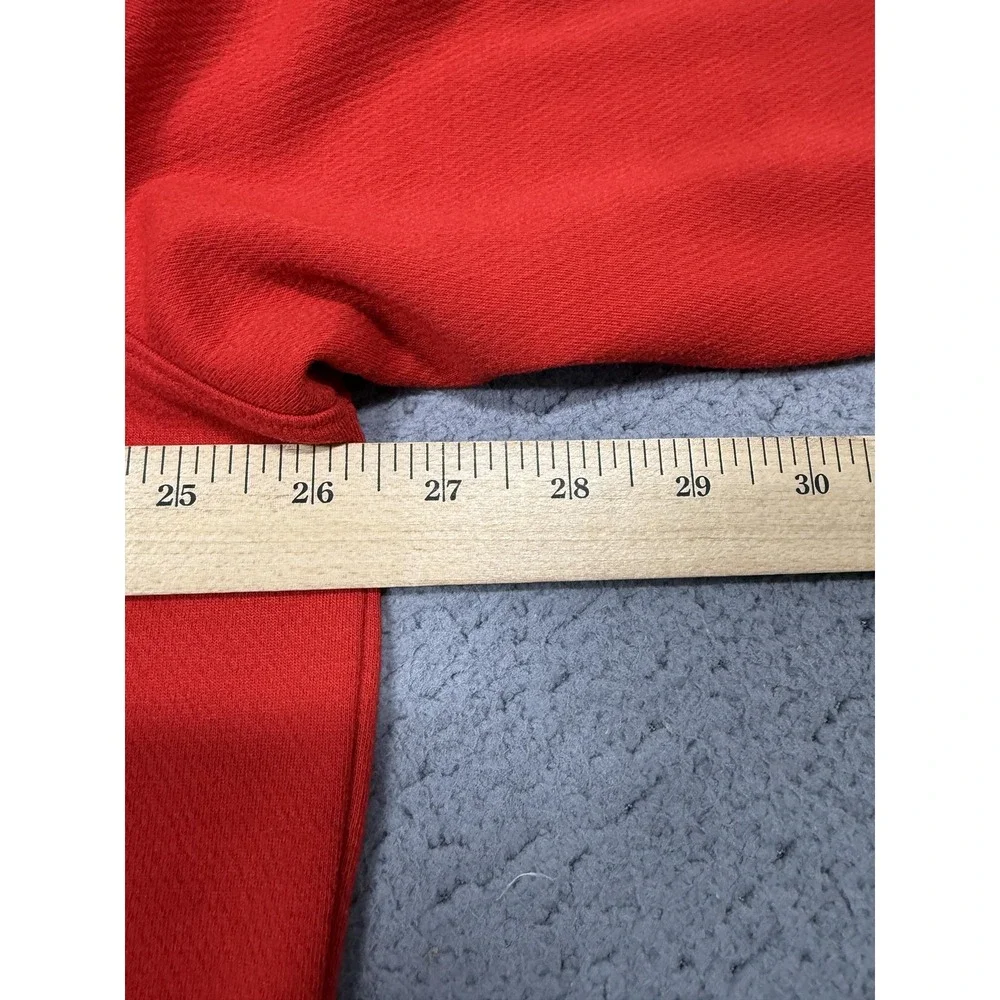 Nike Dri-FIT Pullover Mens 2XL Red 1/4 Zip Long Sleeve Athletic Performance Top